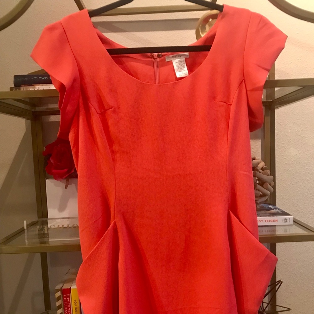 Red mini dress